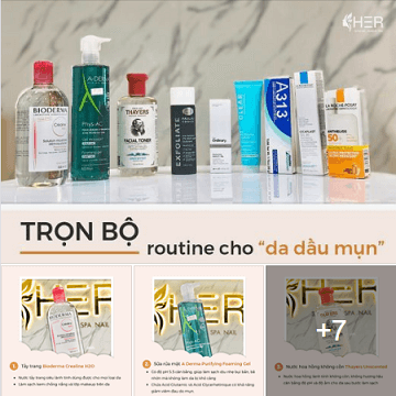 Trọn Bộ Skincare Cho Da Dầu Mụn: Giải Pháp Hoàn Hảo Cho Làn Da Sạch Mụn, Kiểm Soát Dầu